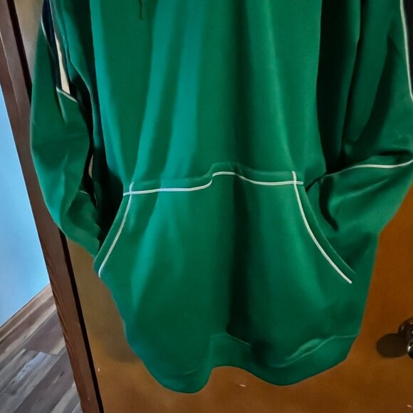 NWT ADIDAS green with navy & white accents hoodie - 2XL - Picture 5 of 10